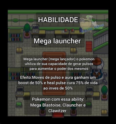 mega launcher moves